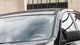 Petite Asian Fucked by BBC in a Car