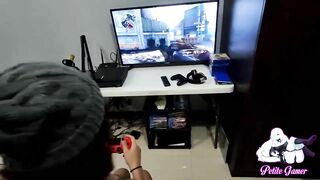 Petite Gamer Fucked by BBC